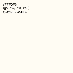#FFFDF3 - Orchid White Color Image